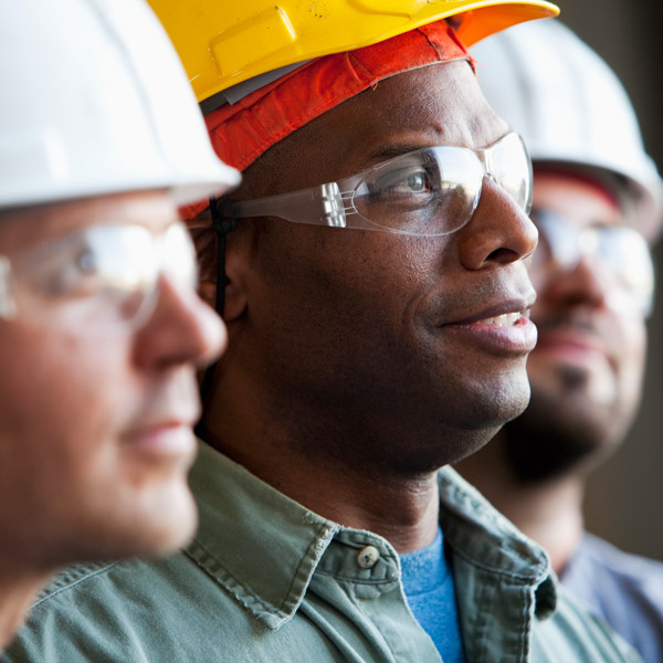 group of construction workers