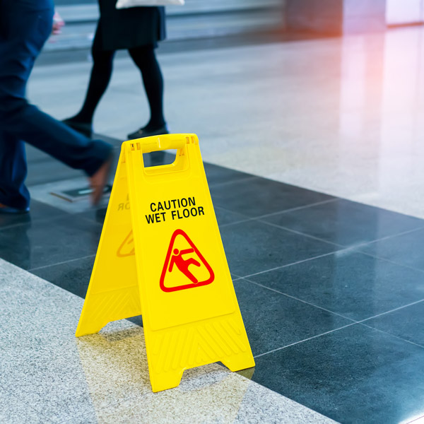 wet floor sign